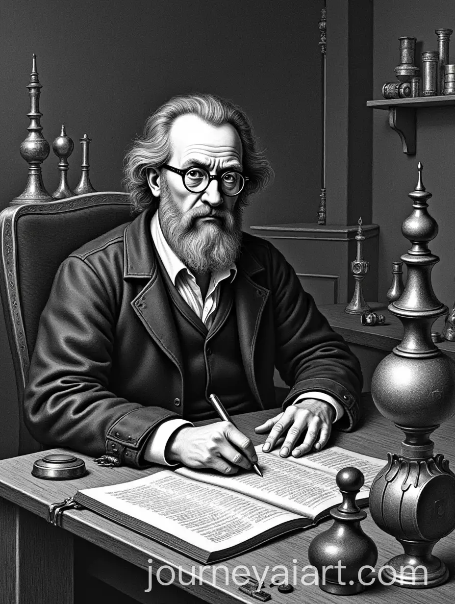 Inventor-in-a-Workshop-Surrounded-by-Devices-in-the-Style-of-Bosch