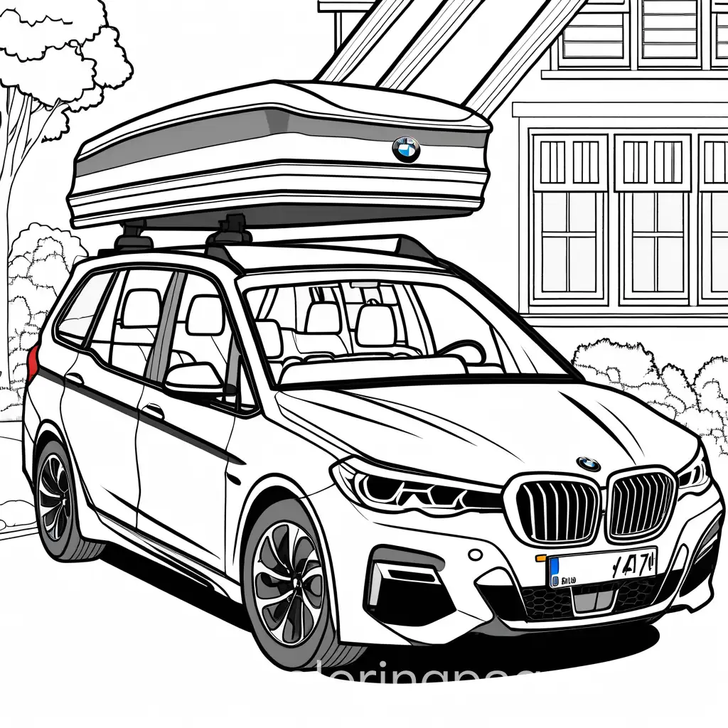 Happy-Family-Road-Trip-in-BMW-Grand-Tourer-with-Children-and-Roof-Box