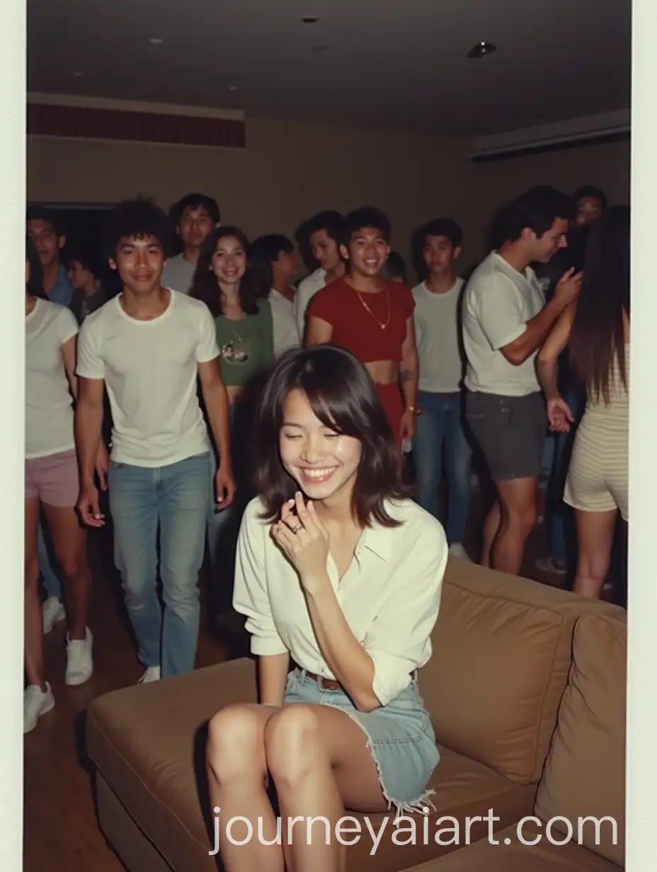 College-Party-Candid-ChineseAmerican-Student-Laughing-on-Couch