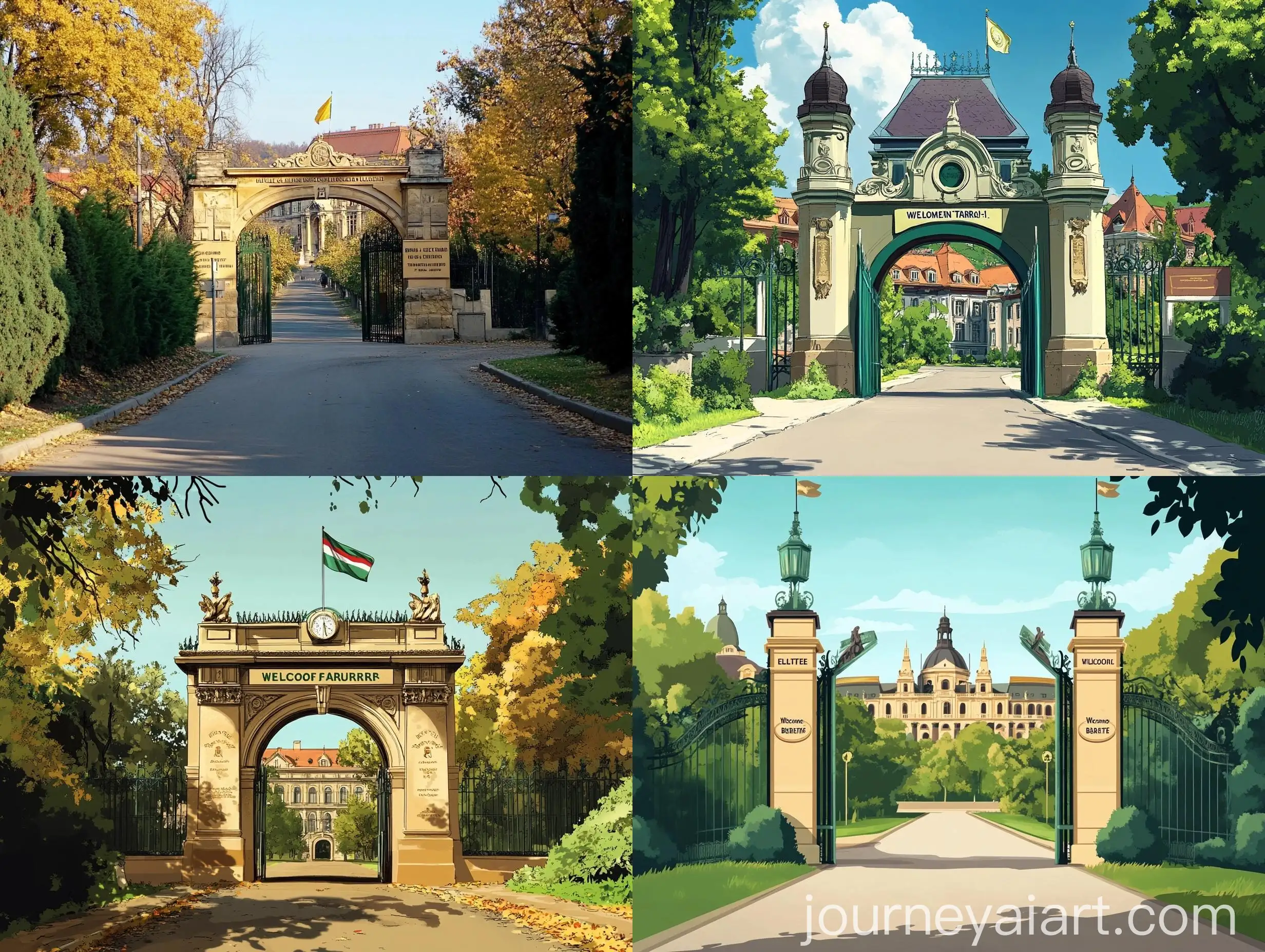 ELTE-University-Speech-Trainer-Course-Campus-Gate-in-Budapest-Style