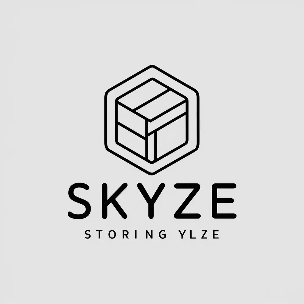 LOGO-Design-for-Skyze-Minimalistic-Vector-Design-with-Storage-Symbol