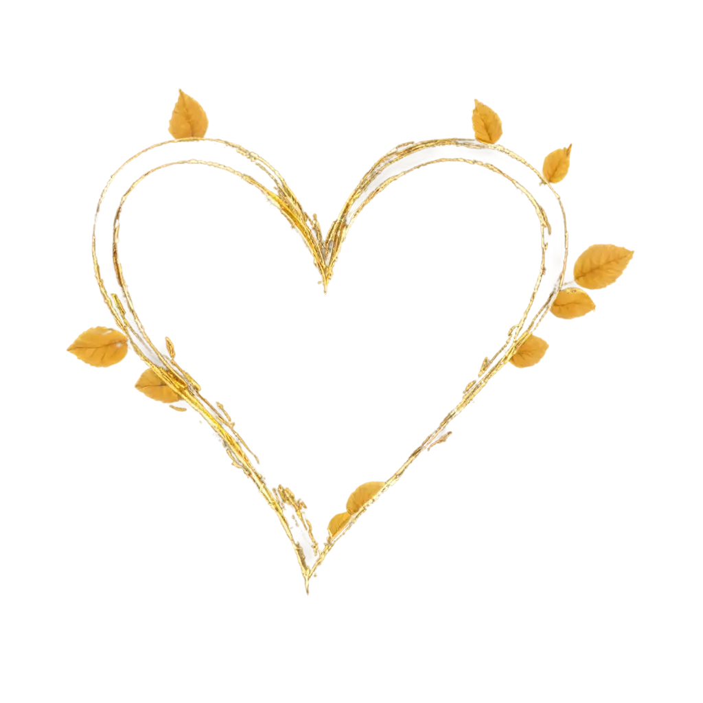 Golden-Leaves-Heart-PNG-Image-Symbolic-Artwork-for-Digital-Expression