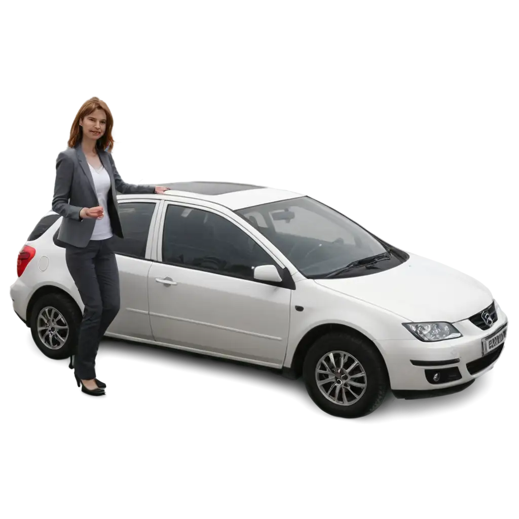 HighQuality-PNG-Image-of-a-Car-with-Person-for-Versatile-Usage