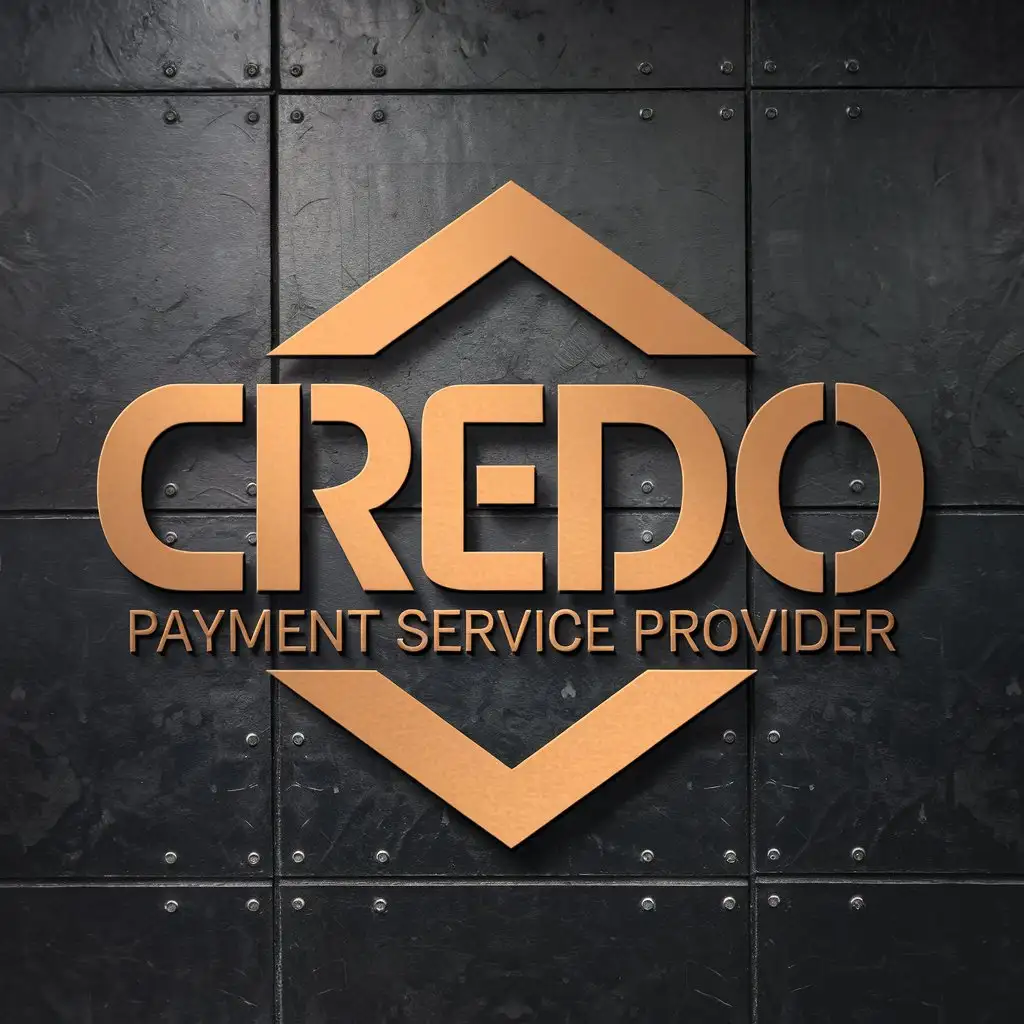 LOGO Design for CREDO Modern Professional and Trustworthy Payment Service Provider with Custom Symbol