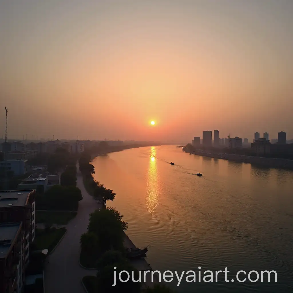 Spectacular-Dawn-at-Baghdads-Tigris-Riverbanks