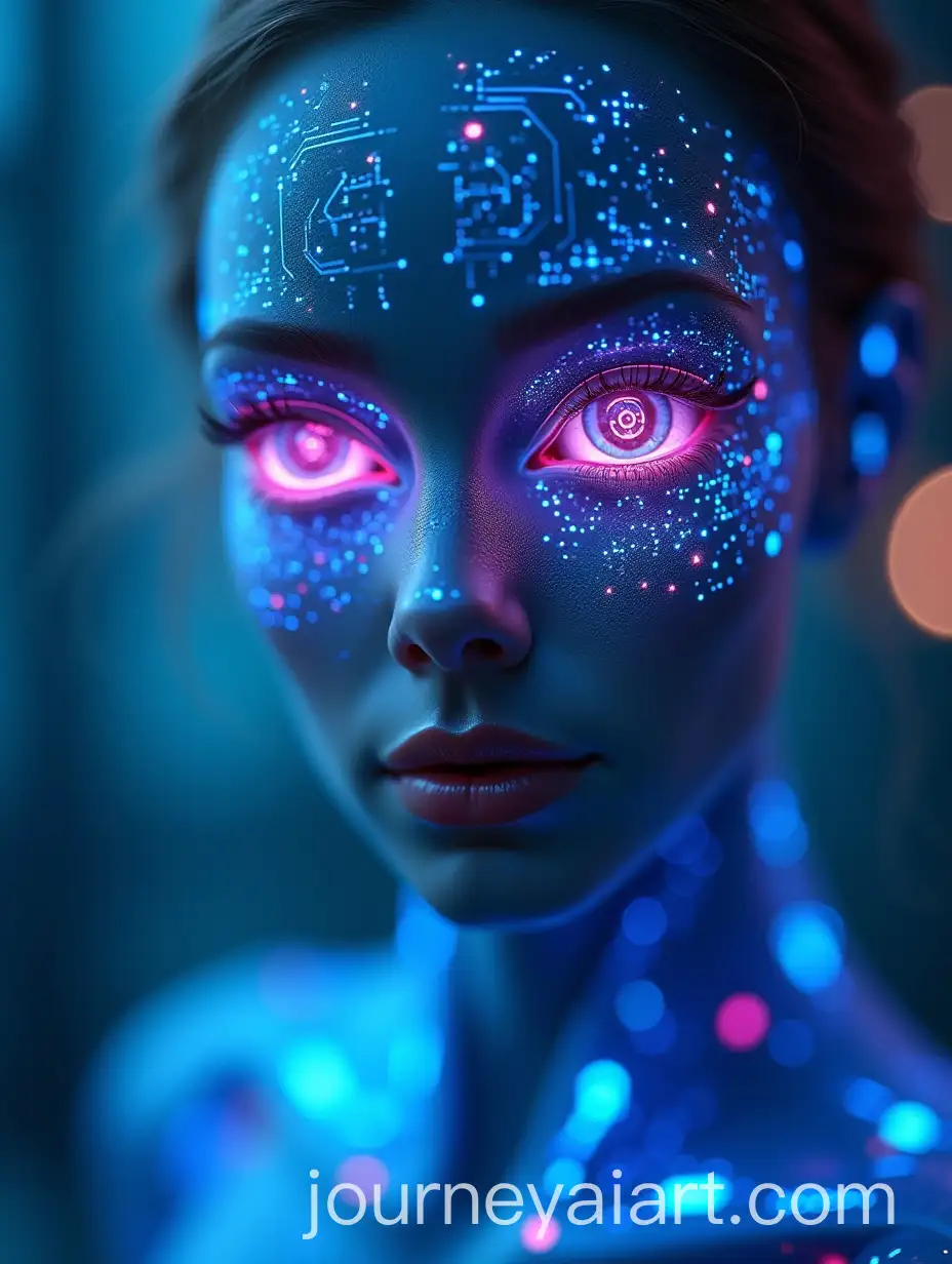 Futuristic-Humanoid-with-Glowing-Digital-Elements