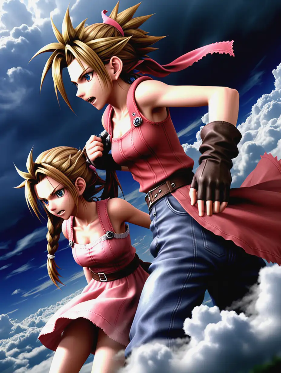 Cloud-Strife-Battling-Aerith-in-Epic-Fantasy-Showdown