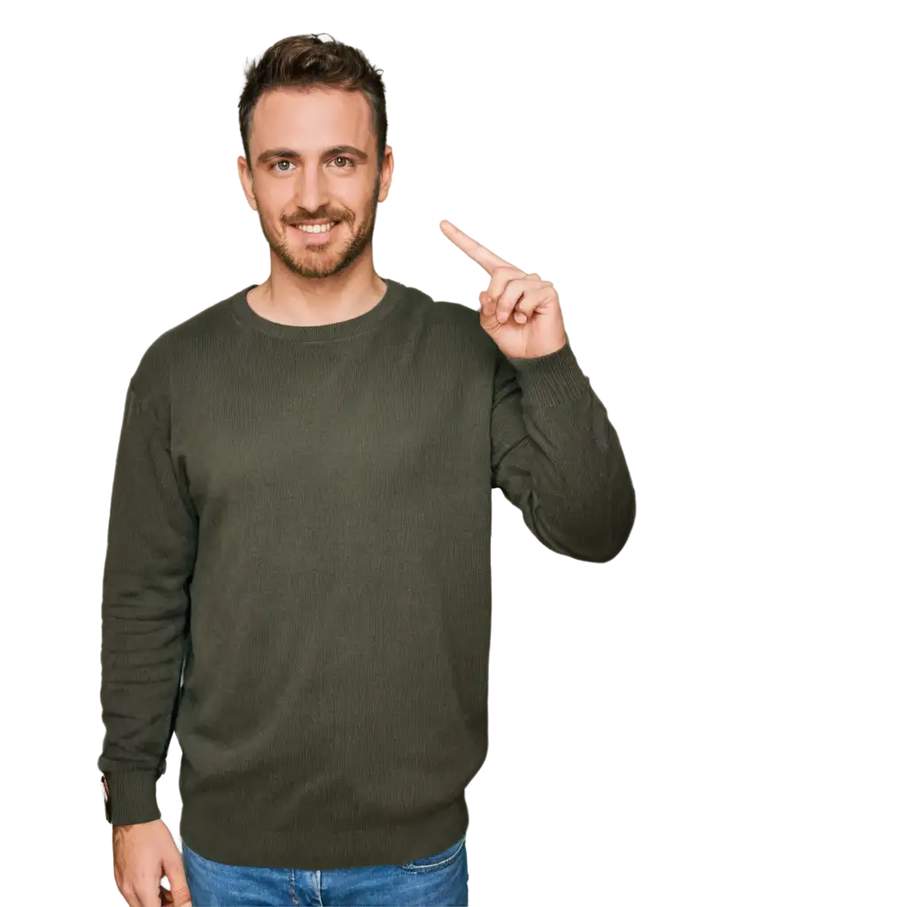 Man-Pointed-Left-Side-Finger-PNG-Professional-Image-Creation-for-Online-Content