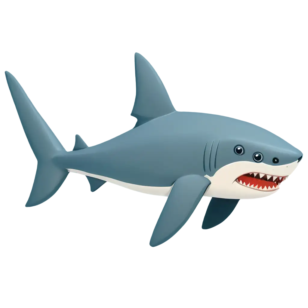 Shark-Cartoon-PNG-HighQuality-Transparent-Image-for-Creative-Projects