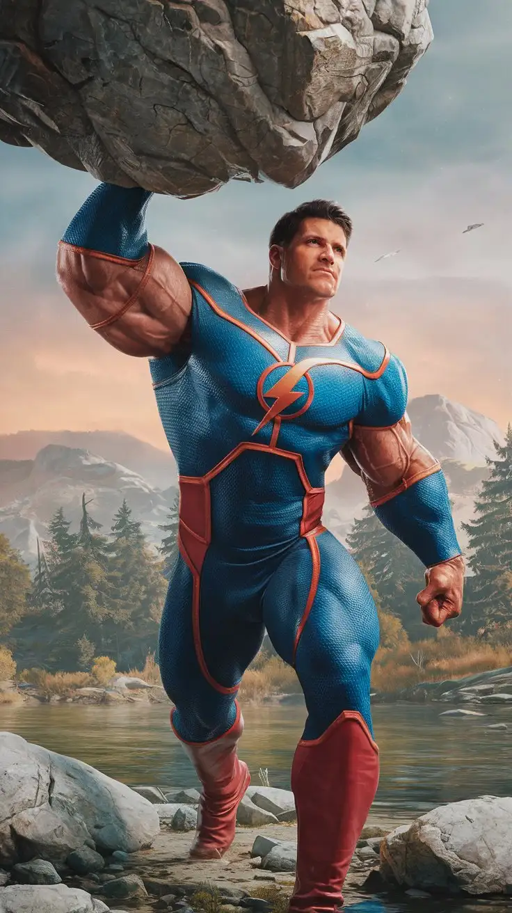 Hyperman-with-Godlike-Superpowers-and-Massive-Muscles-in-Photorealistic-Style