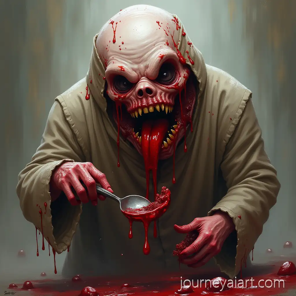 Dark-Fantasy-Scene-with-Blood-Eating-Creature-in-a-GloomyZome-blood-eating-image-Environment