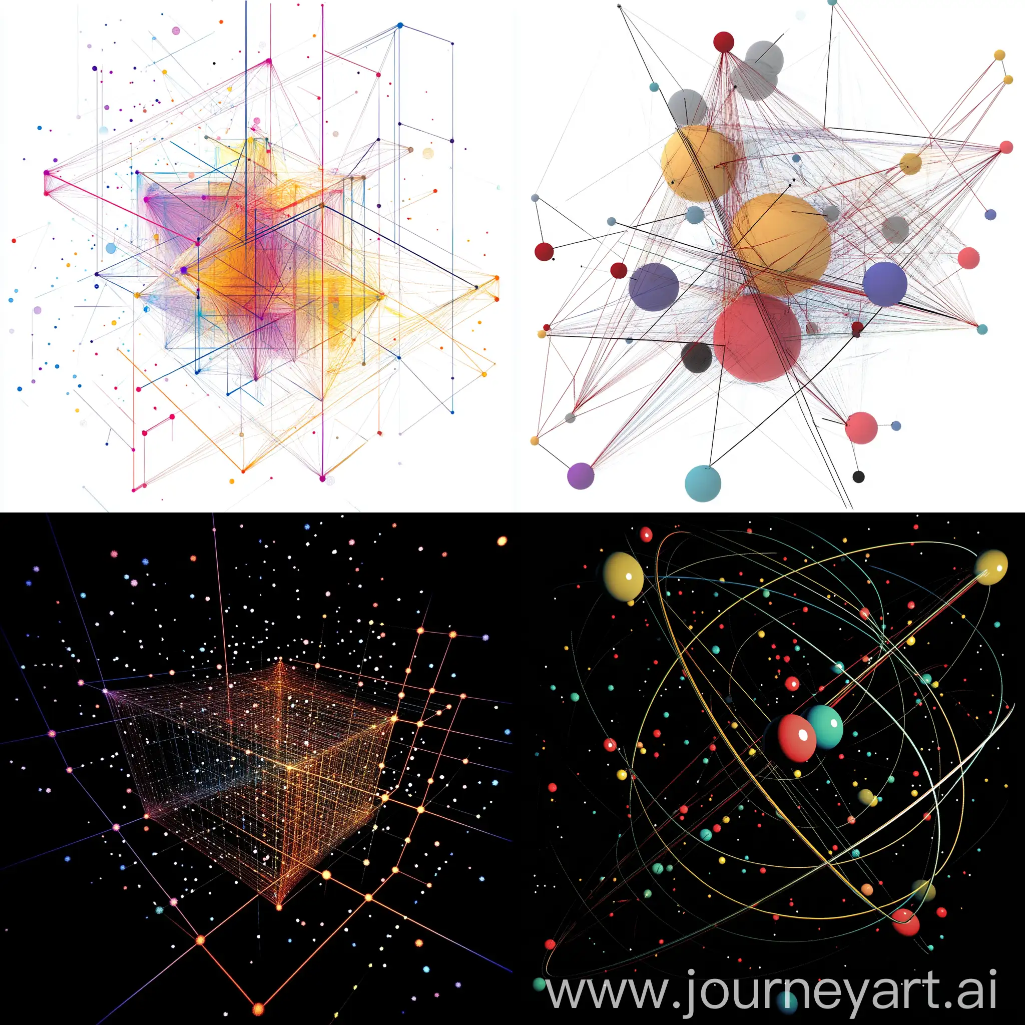 ThreeDimensional-Cartesian-Coordinate-System-with-Multiple-Points-in-Space