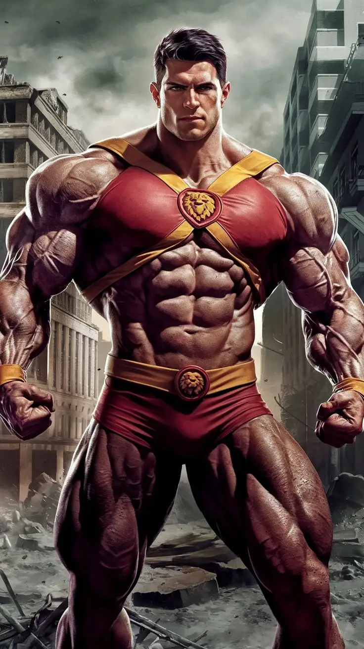 Powerful-Superpowered-Muscle-Man-Triumphant-Over-Evil-Photorealistic