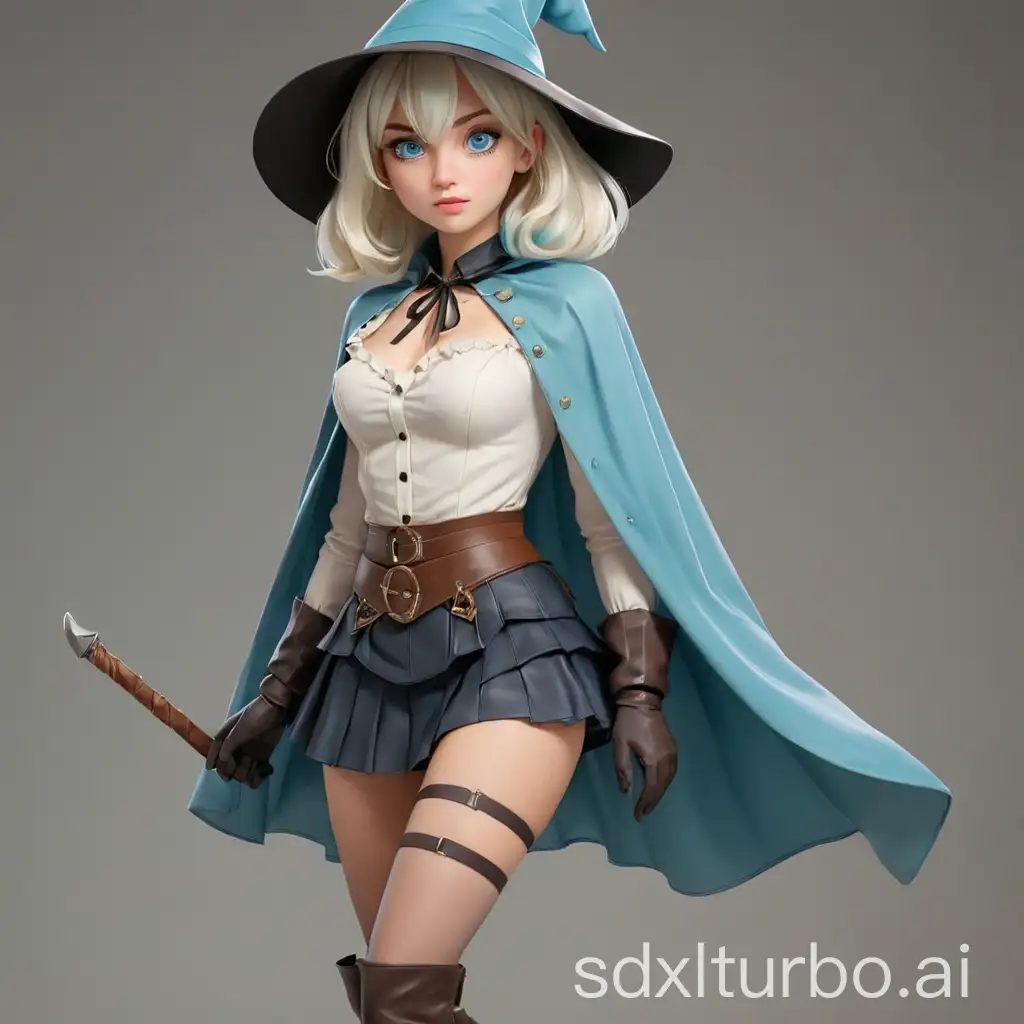 Enchanting-Young-Witch-in-Blue-Attire-with-Accessories