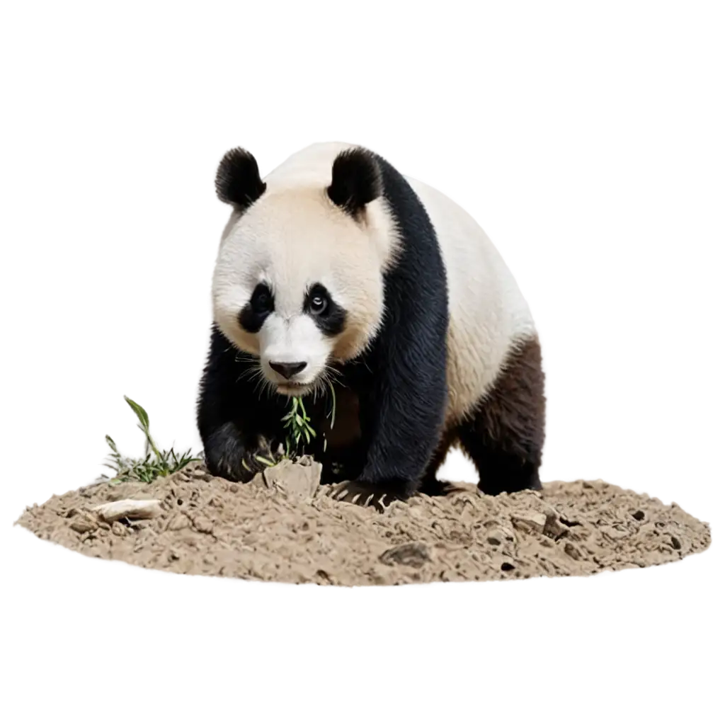 Adorable-Panda-Digging-PNG-Image-Captivating-Nature-Scene