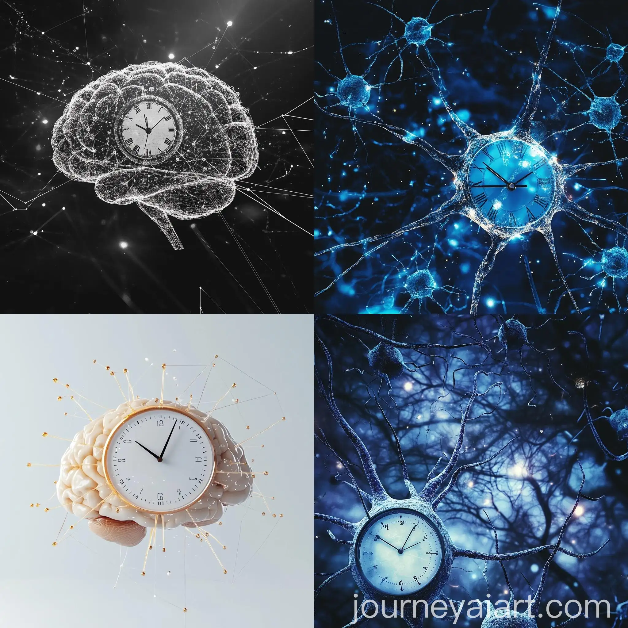 Professional-AI-Image-of-Brain-Neurons-and-Timer-Clock-in-Clean-Minimalist-Background