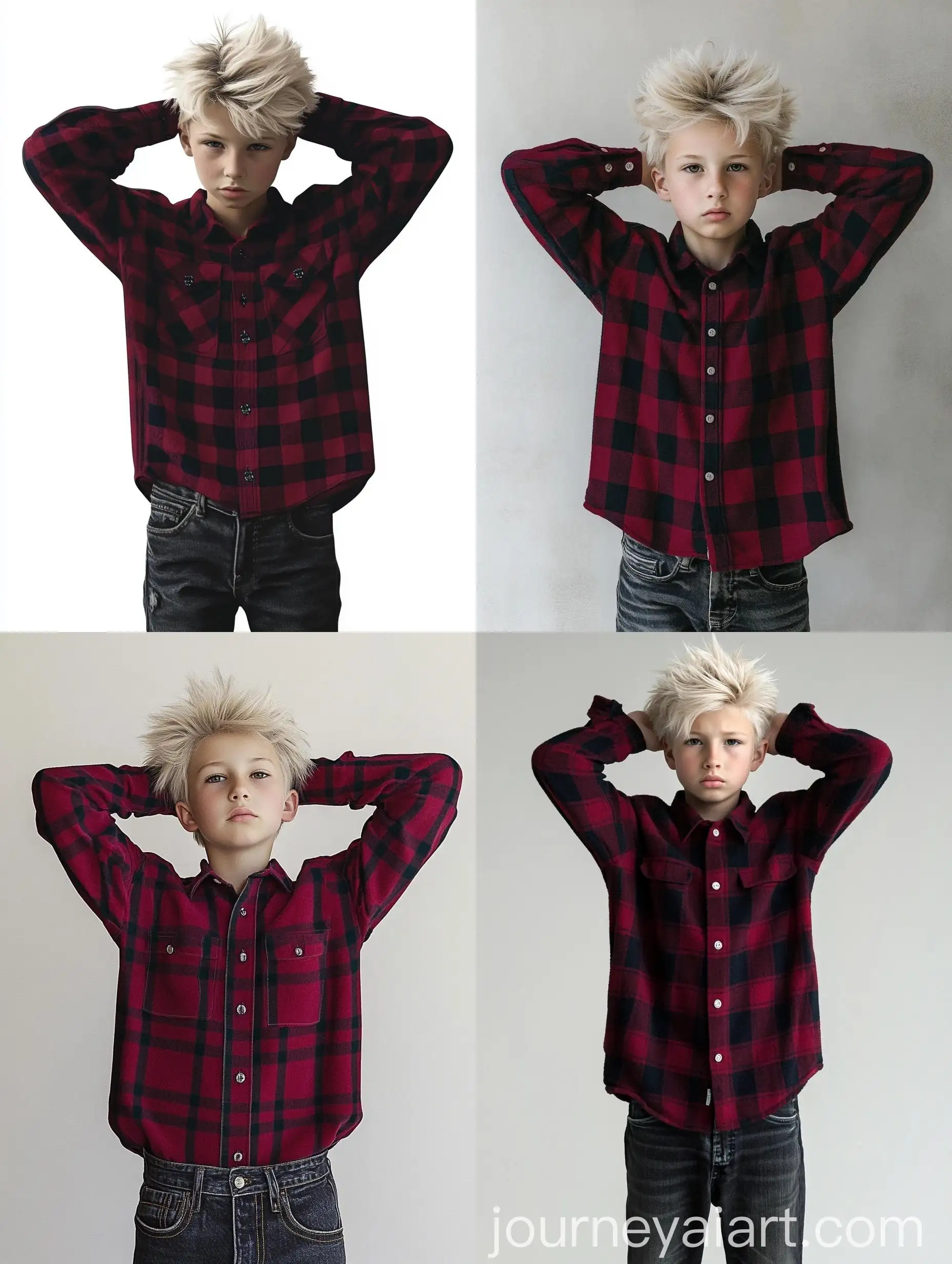 Teenage-Boy-in-Casual-Attire-Hands-Behind-Head-Photorealistic-Portrait