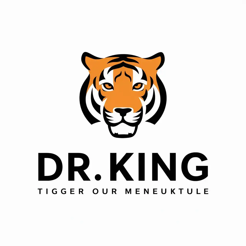 LOGO-Design-For-Dr-King-Tiger-Theme-with-DK-Initials