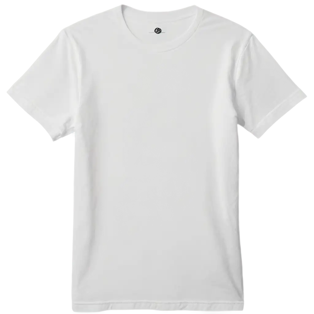 Plain-White-TShirt-PNG-on-Transparent-Background-Soft-Smooth-Fabric-for-Versatile-Use