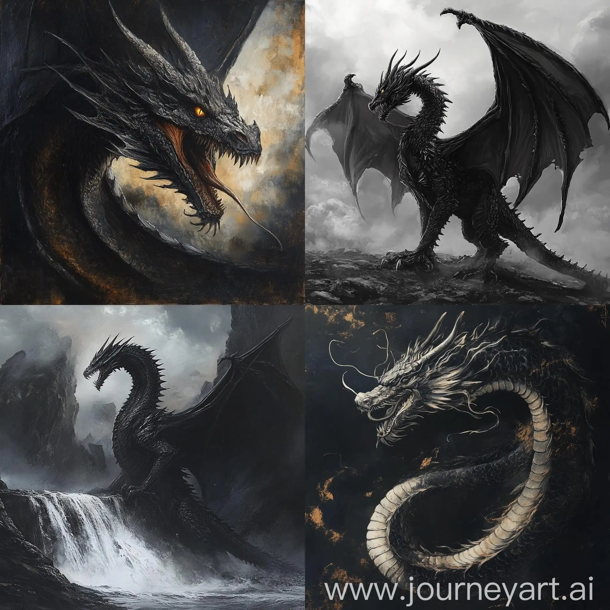 Majestic-Black-Dragon-in-a-Fantasy-Landscape