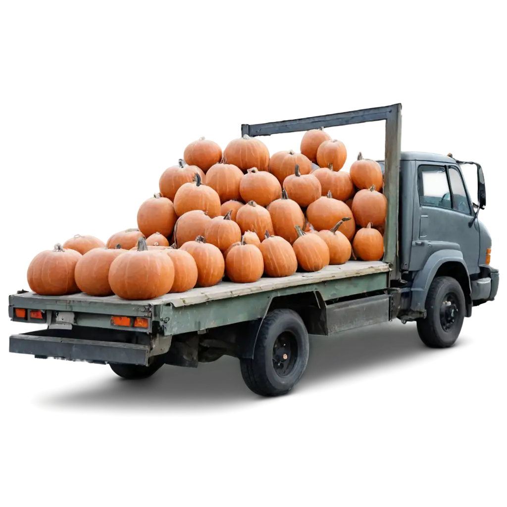 HighQuality-PNG-of-a-Shipping-Truck-Filled-with-Pumpkins-for-Seasonal-and-Marketing-Use