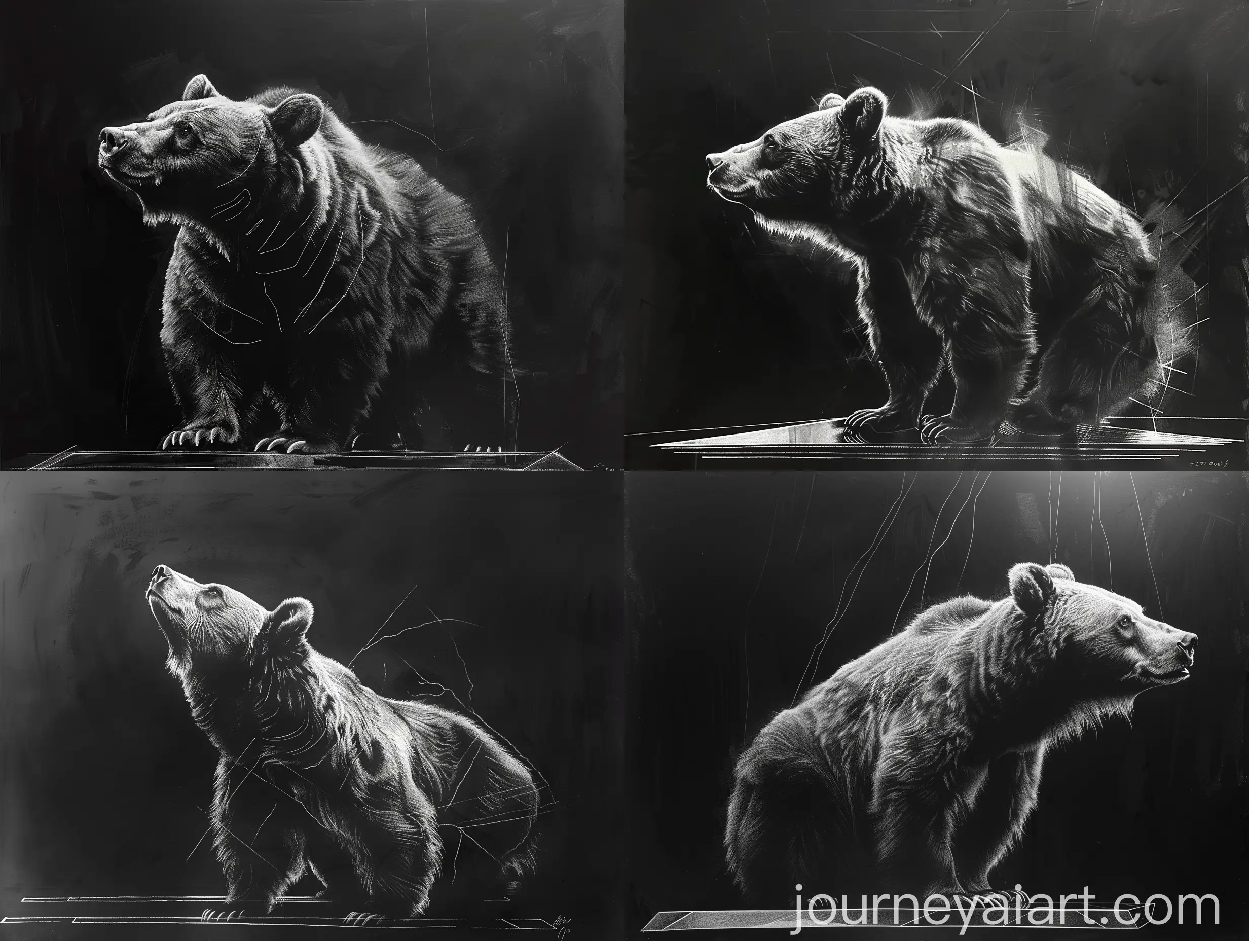 HyperRealistic-Dark-Pencil-Sketch-of-a-Bear-with-Dramatic-Lighting