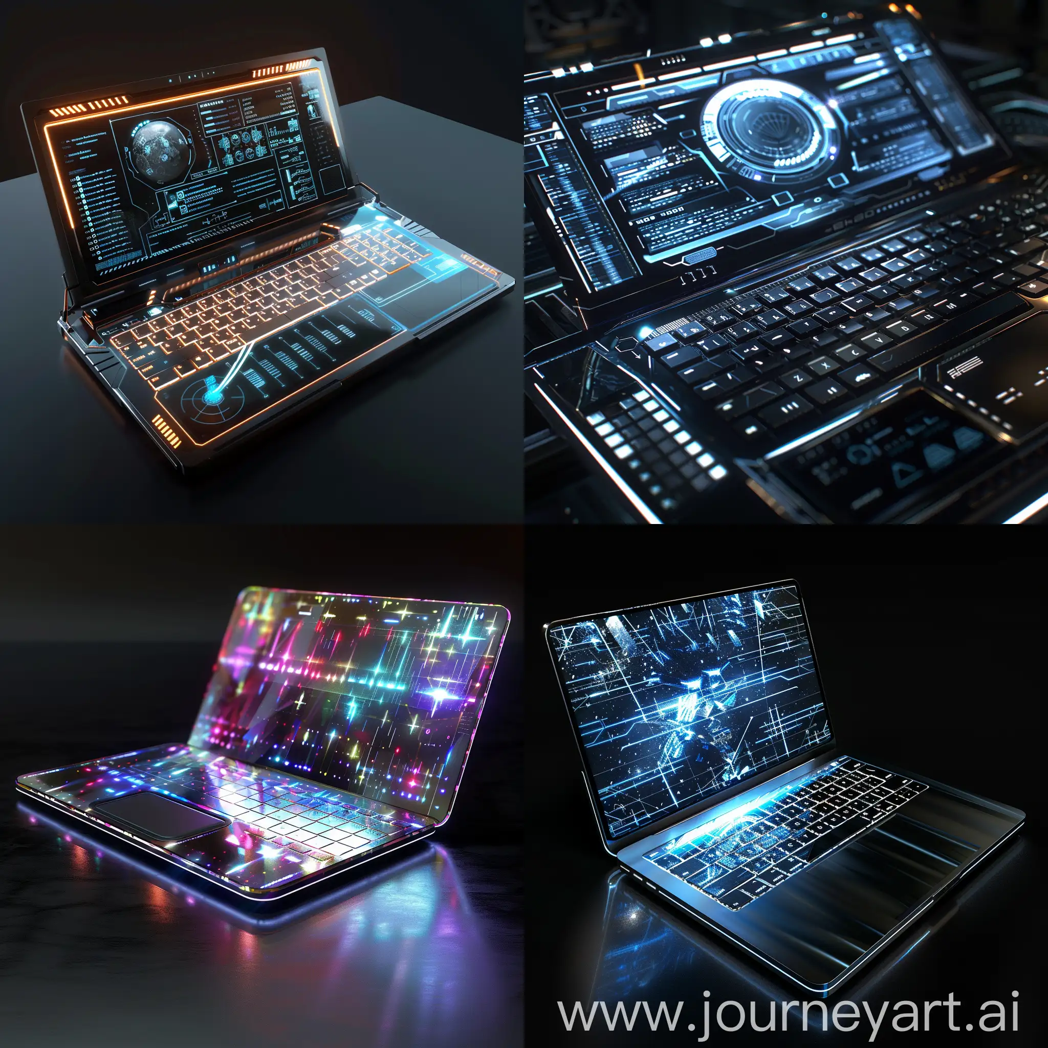 Futuristic-Evolved-Laptop-with-Holographic-Displays-and-Neural-Interface-Ports