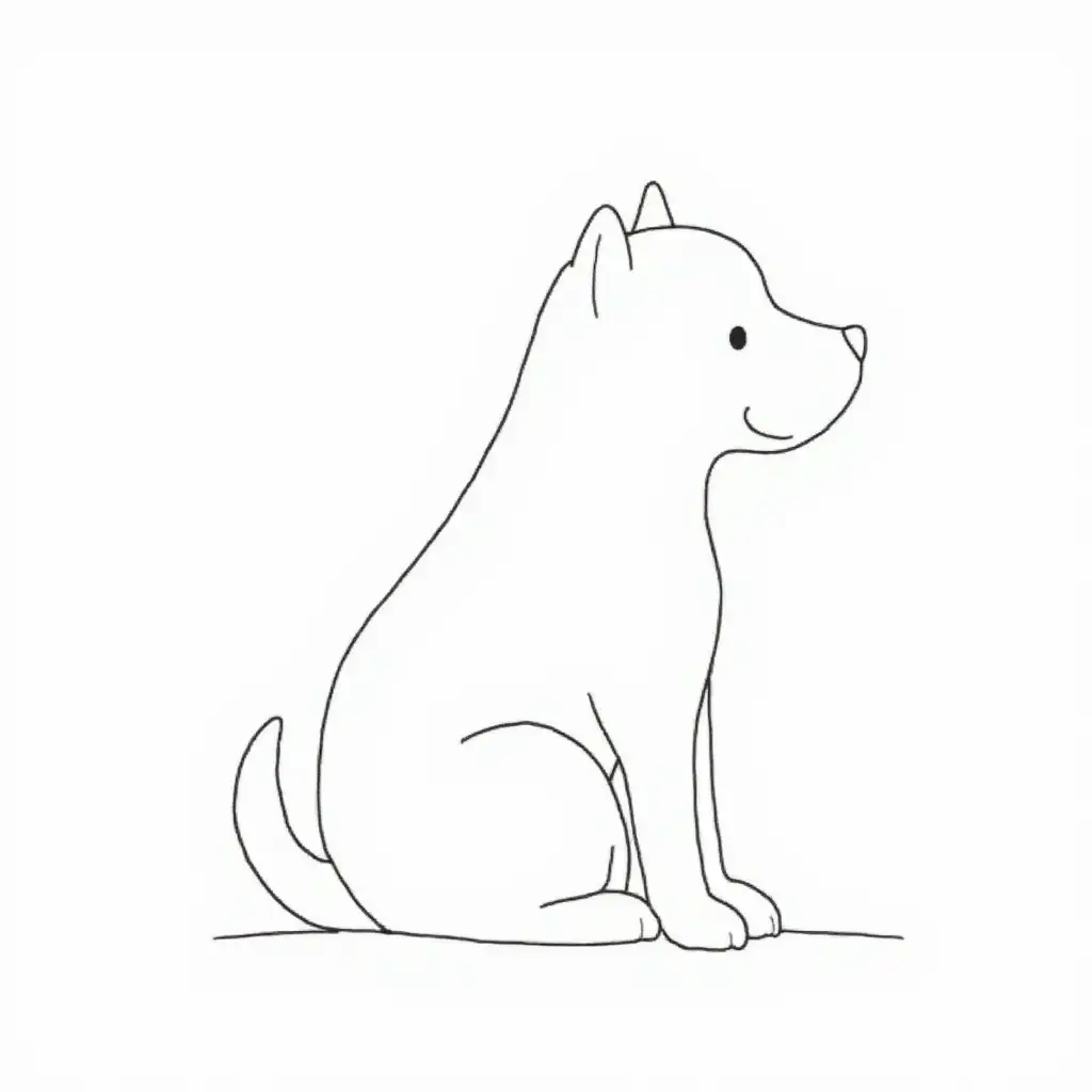 Simple-Black-Line-Drawings-for-Childrens-Coloring-AI-Art-Prompt-Expansion-Dog-Cat-Bird-Fish-Tree-Flower-Car-Bicycle-and-Soccer-Ball