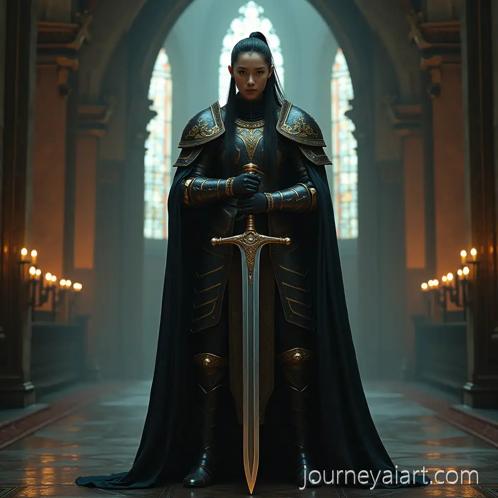 ArAristocratic-Psyker-Hereticistocratic-Psyker-Heretic-in-Baroque-Armor-with-Legendary-Greatsword