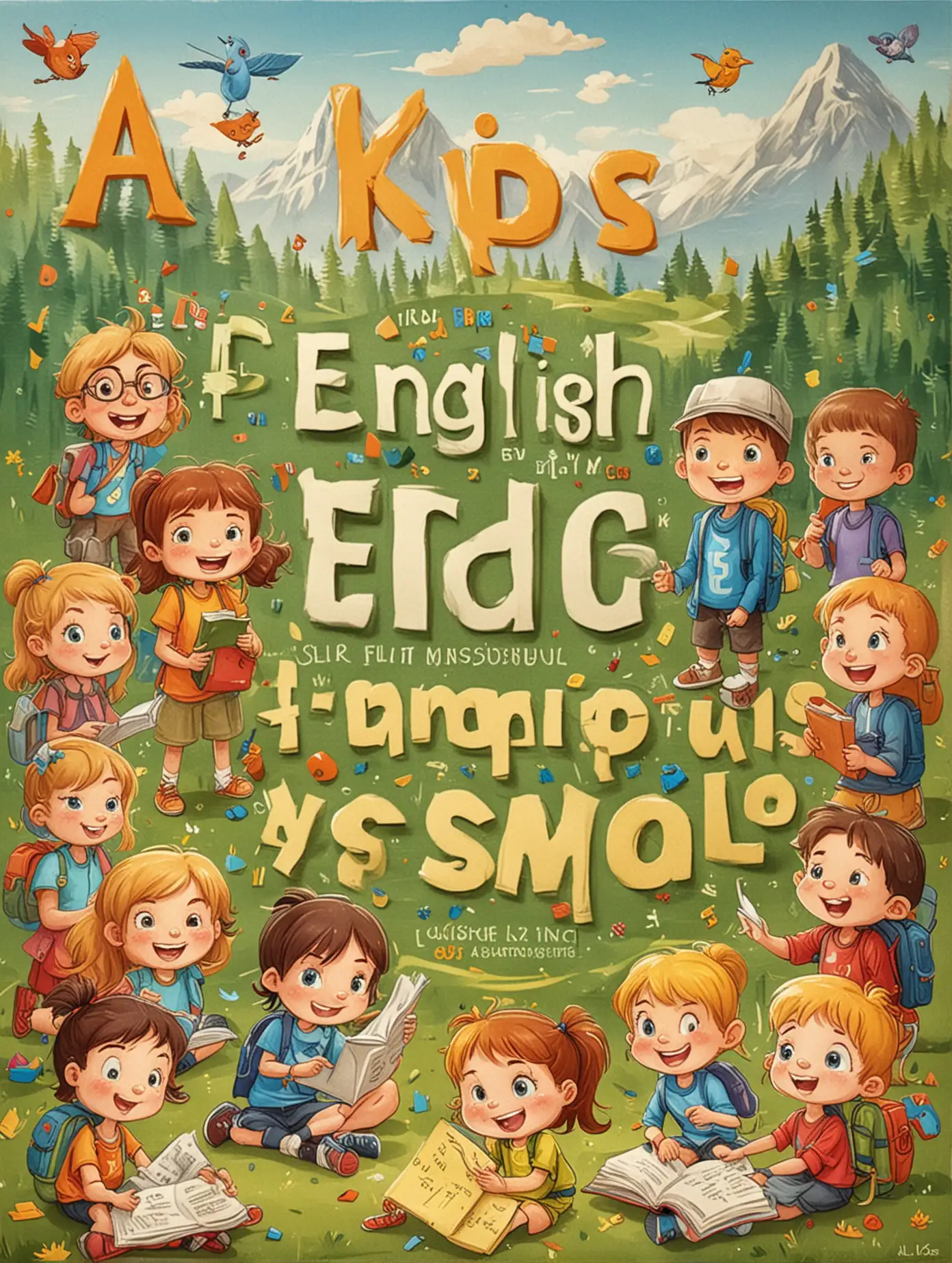 Kids English Camp with Books and Alphabet Learning