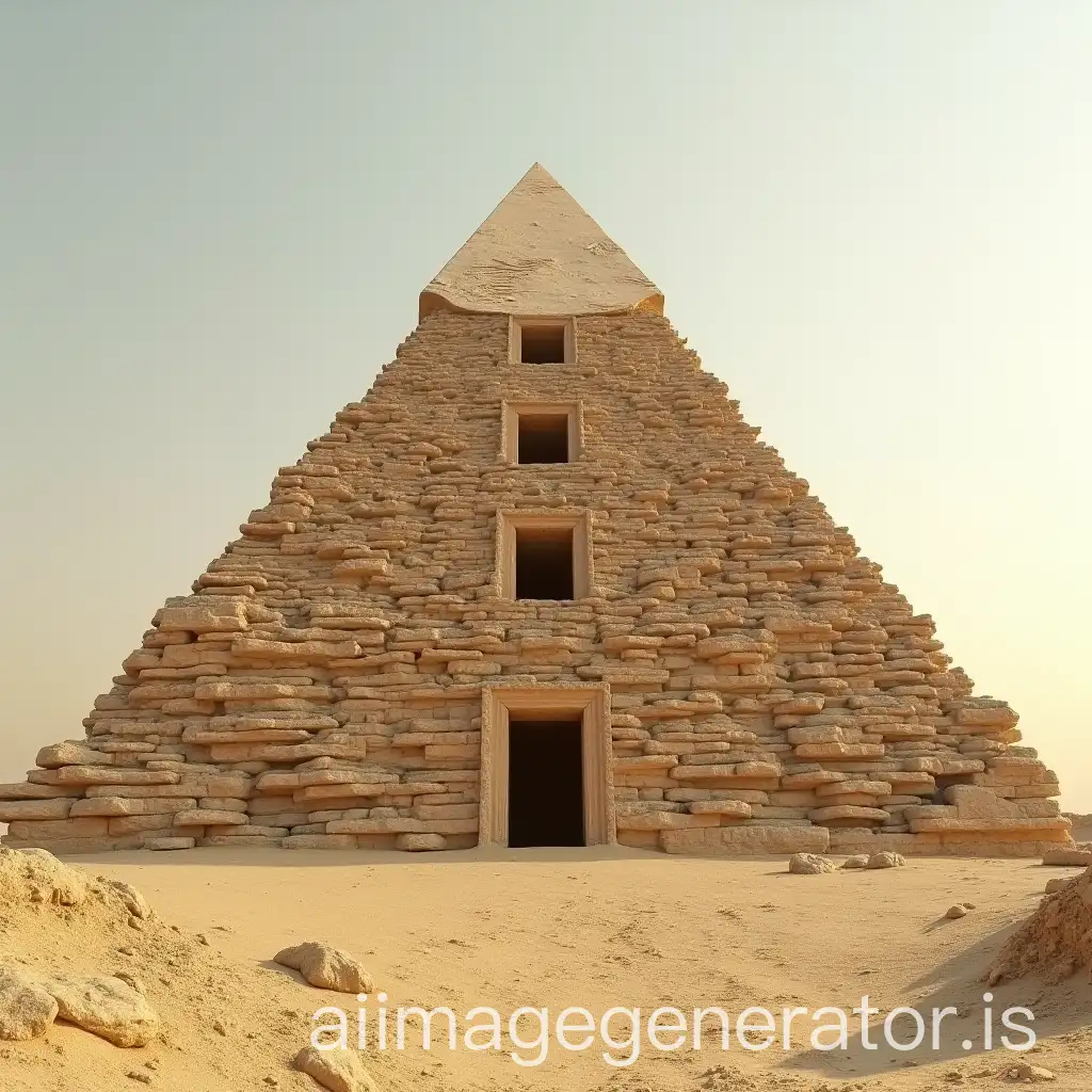 Great-Pyramid-of-Giza-with-5-Windows-on-Each-Floor