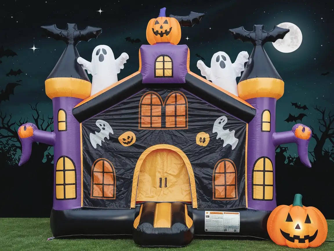 Generate Halloween inflatable toy: Halloween Castle