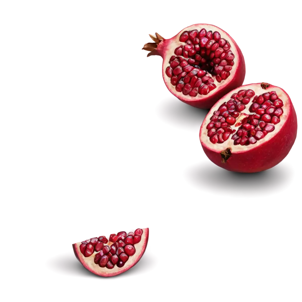 HighQuality-Whole-Pomegranate-andPNG-Image-SEO-Analysis-Slice-PNG-Image-for-Creative-Projects