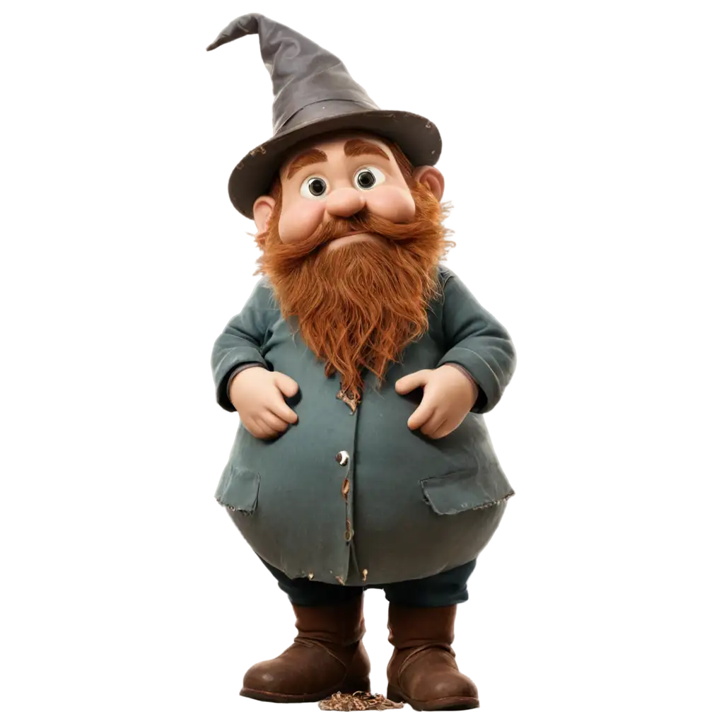 Real-Dwarf-with-Big-Hat-Emerging-from-Torn-Hole-Effect-PNG-Image