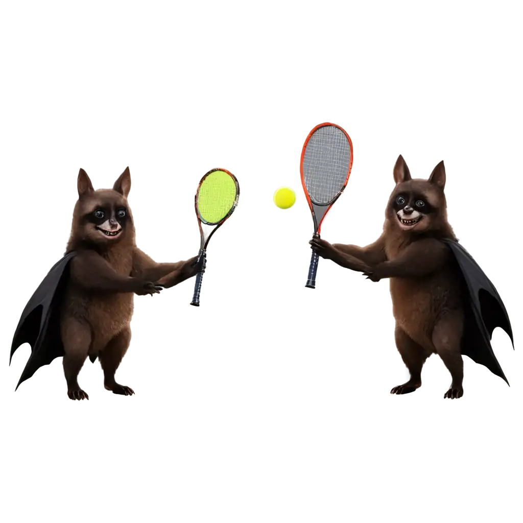 Two-Bats-Playing-Tennis-PNG-HighQuality-Transparent-Image-for-Creative-Projects