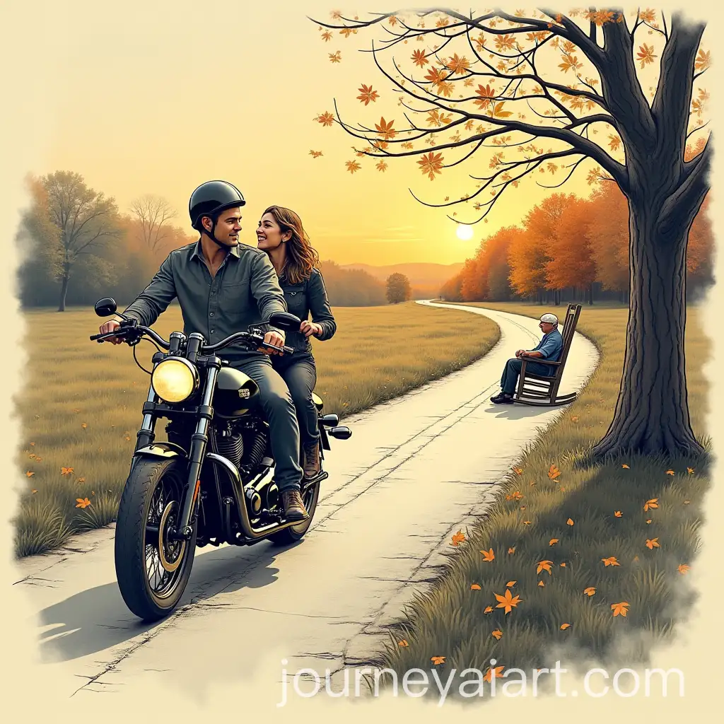 Couple-Journeying-Through-Life-on-Motorcycle-from-Youth-to-Old-Age
