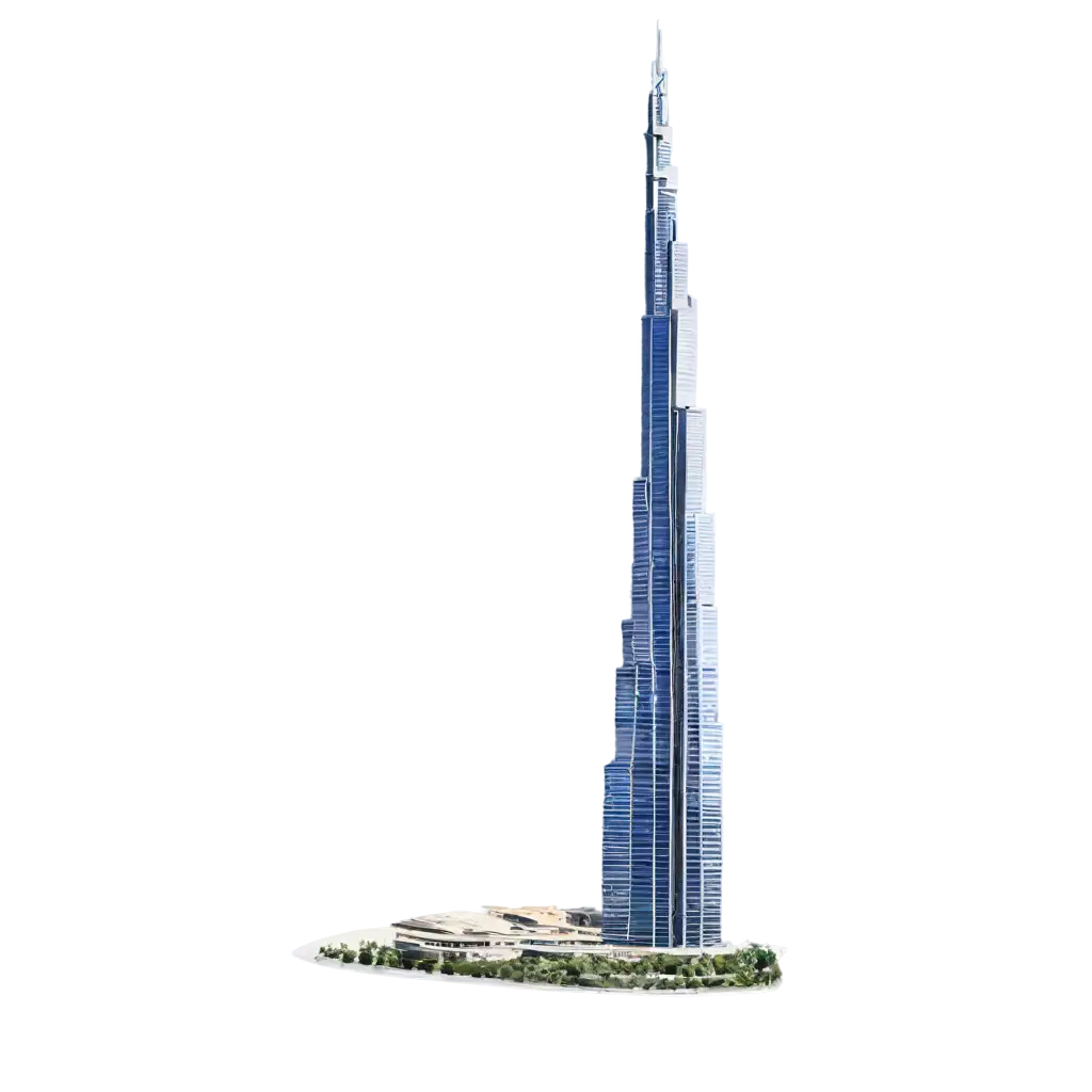 Burj-Khalifa-Dubai-PNG-Illustration-HighQuality-Image-for-Design-Projects