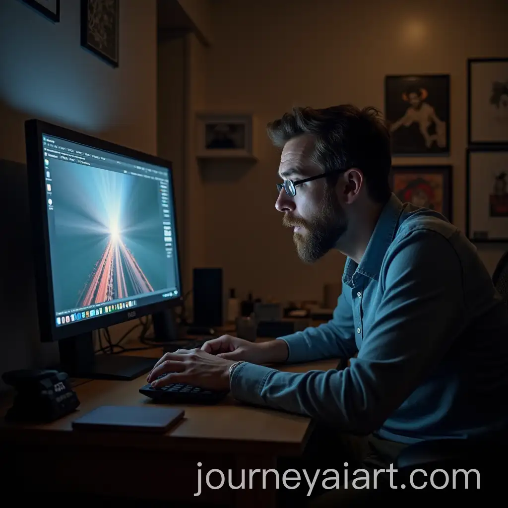 Lonely-Man-in-a-Dark-Room-with-Computer