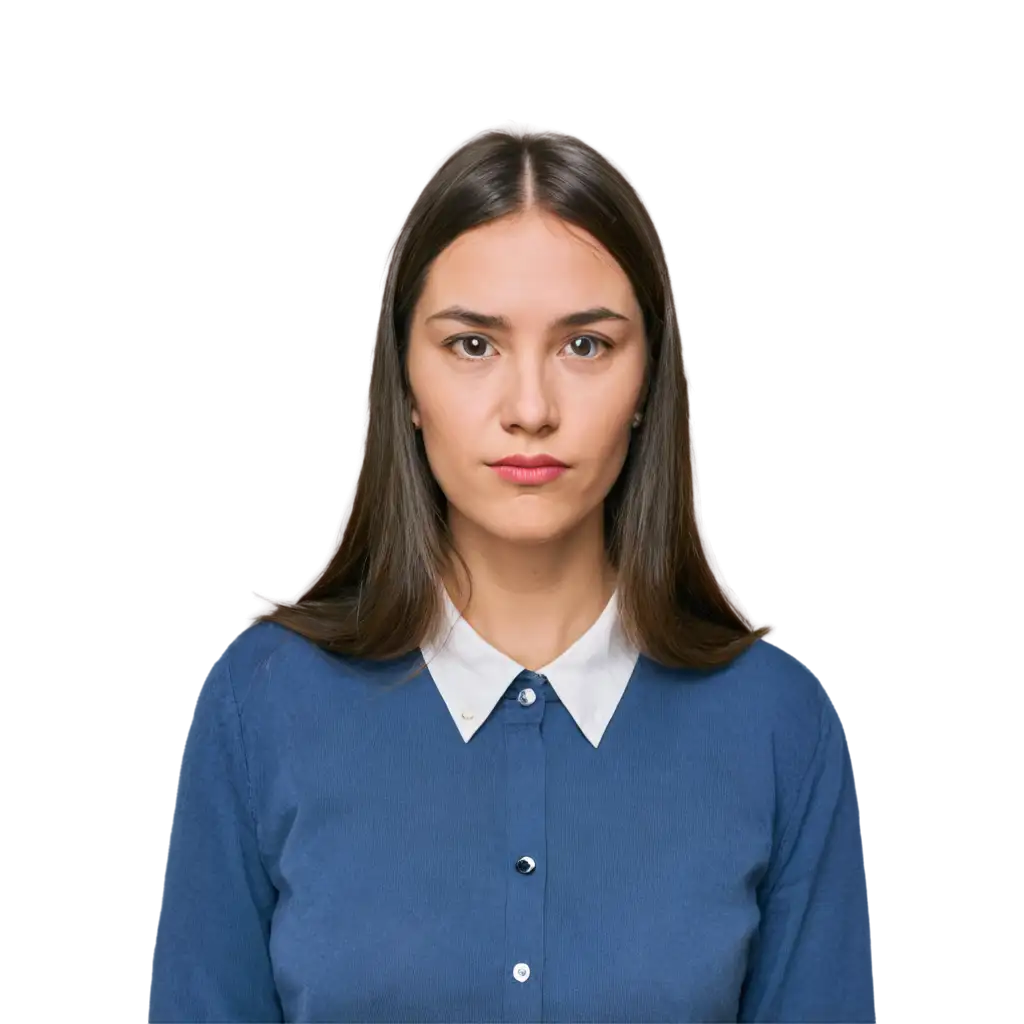 PNG-Image-of-American-Woman-with-Collared-Shirt-30YearOld-ID-Photo