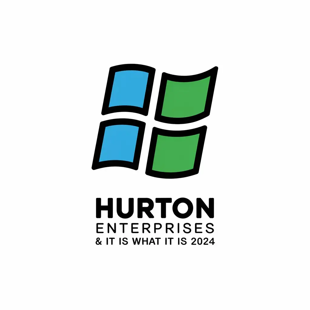 LOGO-Design-for-Hurton-Enterprises-Windows-11-Inspired-2024-Modern-with-Clear-Background