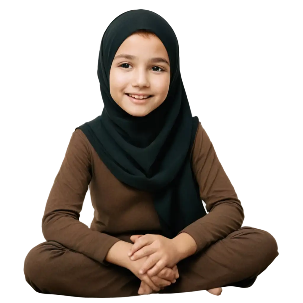 Muslim-Girl-PNG-Image-HighQuality-Transparent-Artwork-for-Diverse-Applications