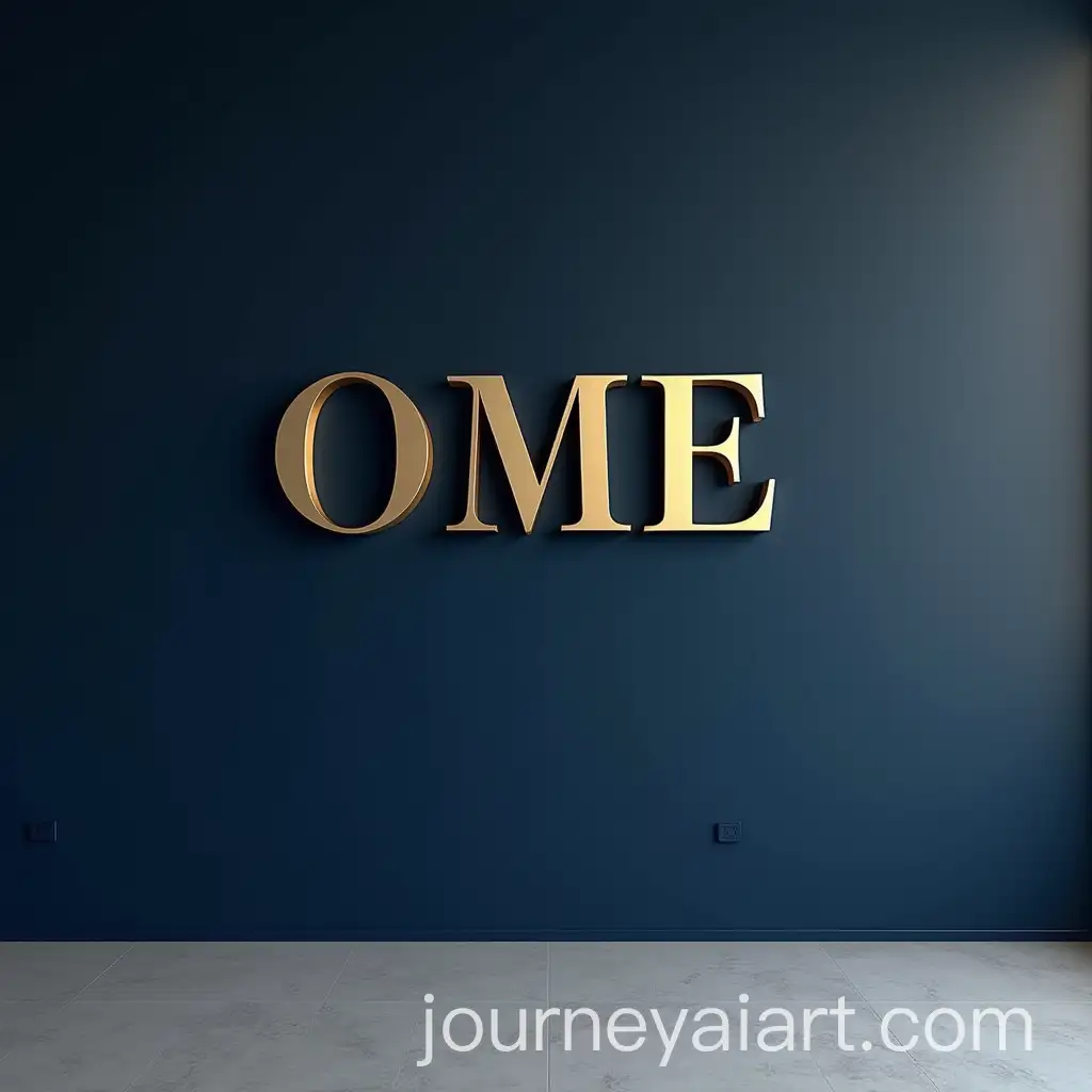 Elegant-Modern-Real-Estate-in-Dubai-Premium-Brand-Text-on-Navy-Blue-Wall