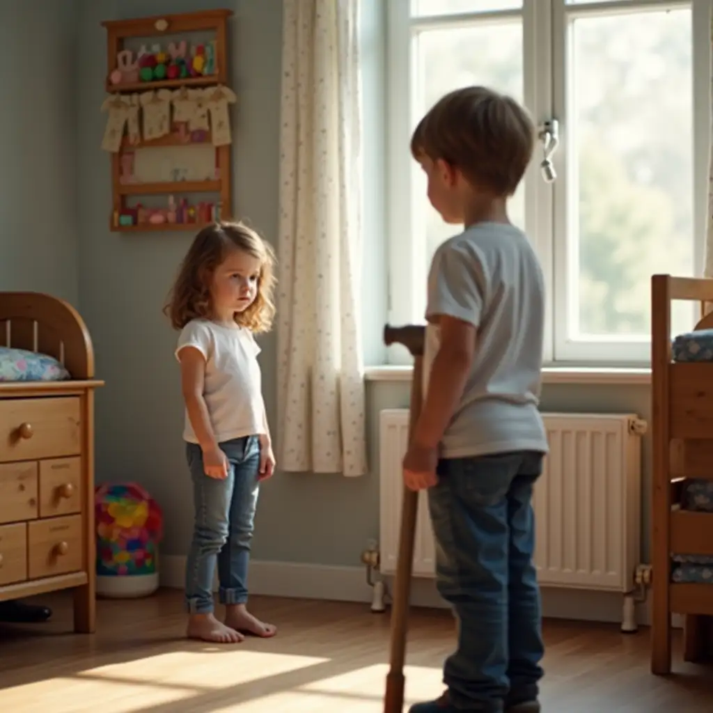 A-Russian-Girls-Anxious-Moment-in-a-Childrens-Room