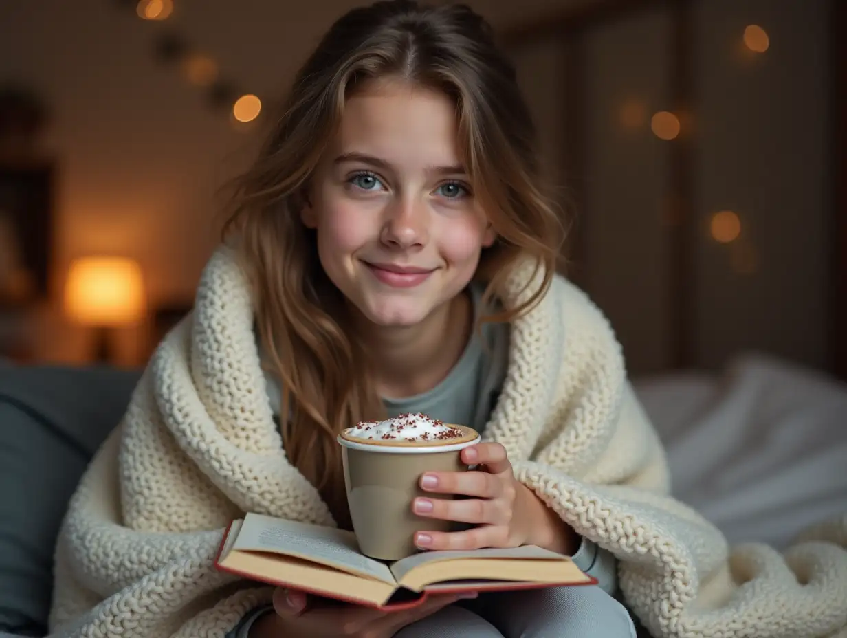 AI-Image-Prompt-ExpansionTeenager-Wrapped-in-Blanket-with-Notebook-and-Hot-Chocolate-in-Cozy-Setting