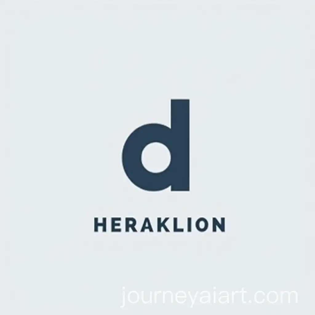 Minimalist-Modern-Logo-Design-for-HERAKLION-with-Capital-D-in-Grey-and-Dark-Blue