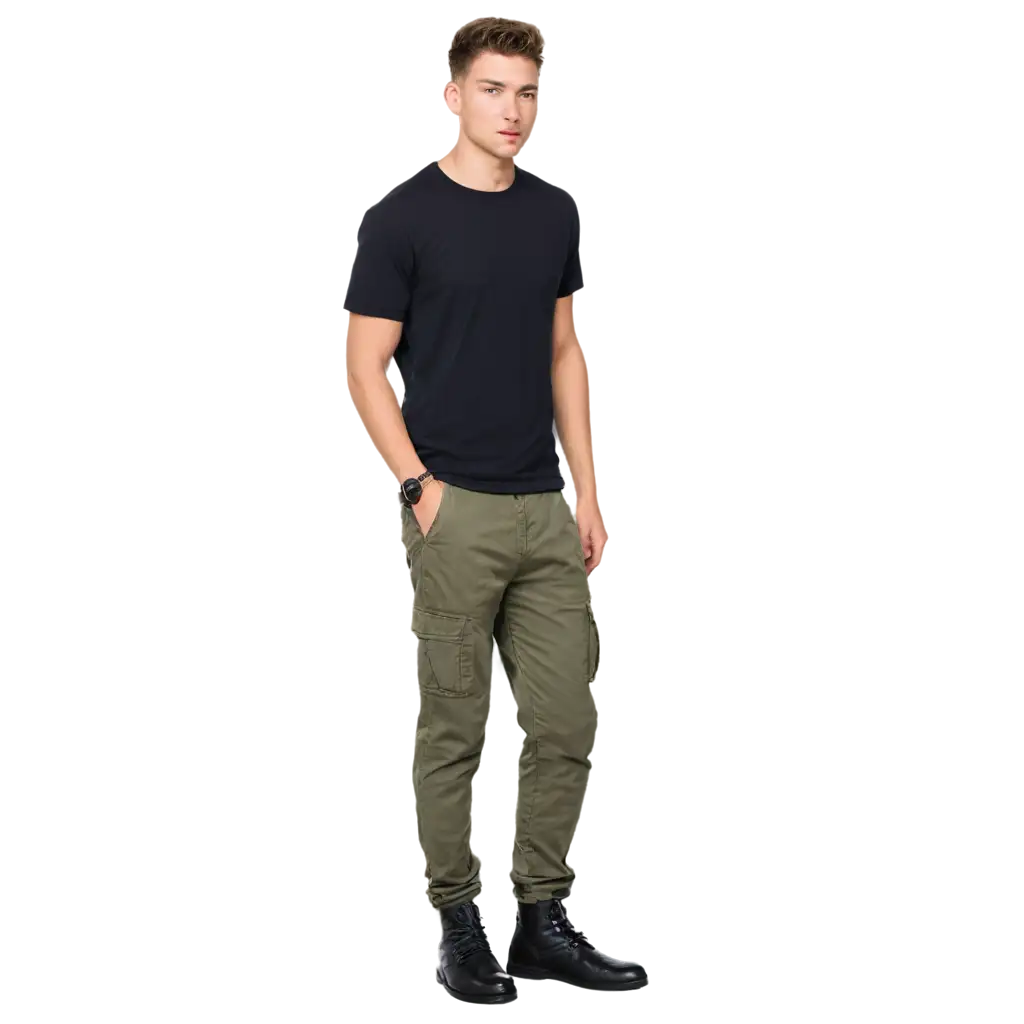 Cargo-Pant-PNG-Image-HighQuality-Digital-Representation-for-Versatile-Usage