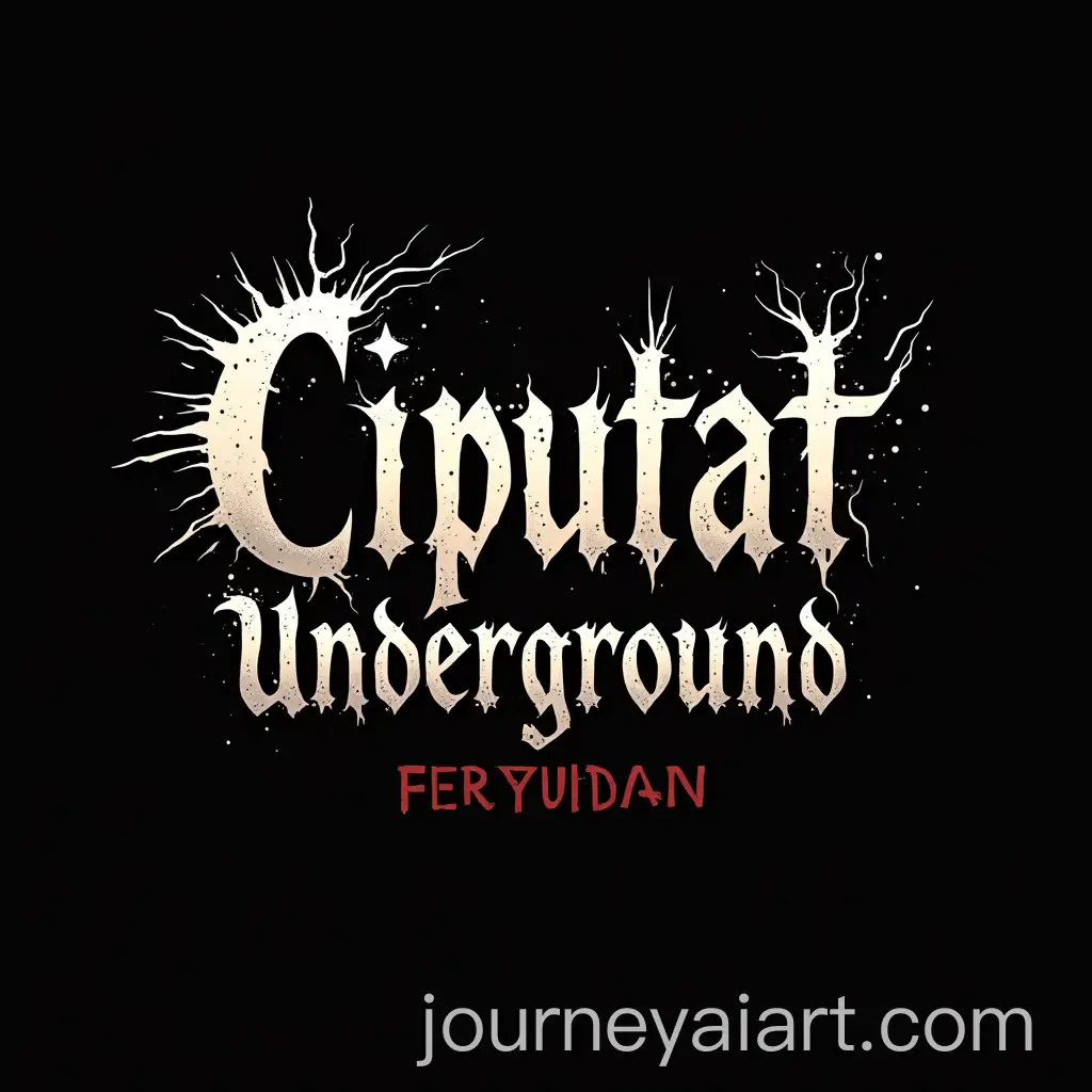 Ciputat-Underground-Logo-in-Death-Metal-Font-Style