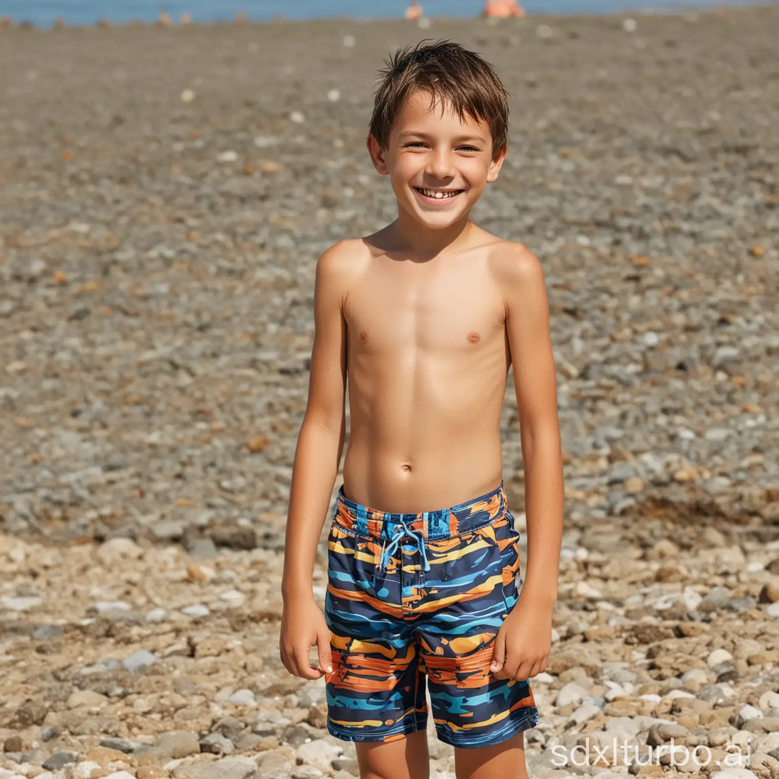 Happy-10YearOld-Boy-Enjoying-Summer-in-Swimwear