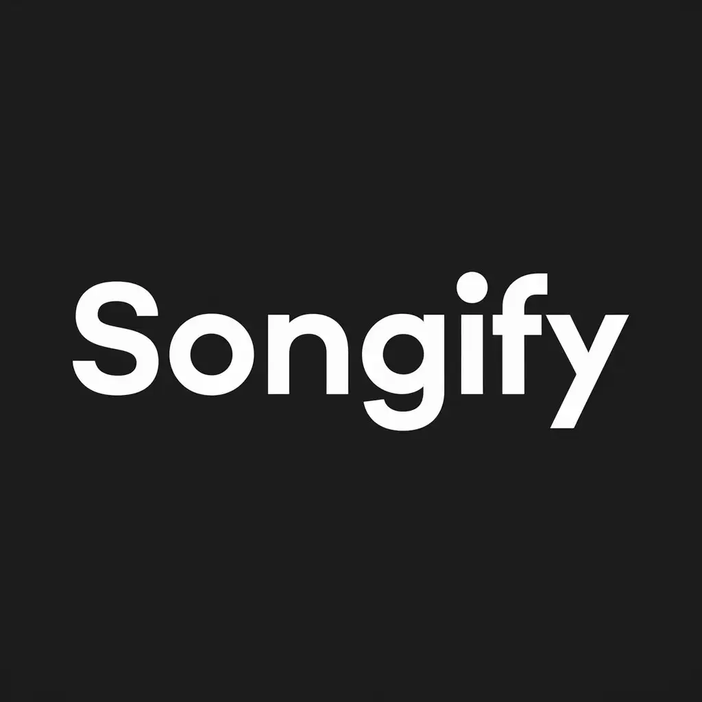 a logo design,with the text "songify", main symbol:musical key,Minimalistic,be used in Entertainment industry,clear background