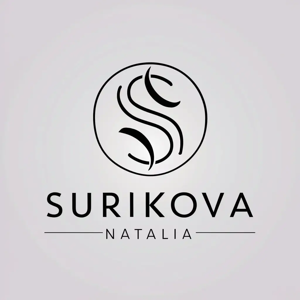 LOGO-Design-for-Surikova-Natalia-Dermatology-Symbol-in-Moderate-Tones